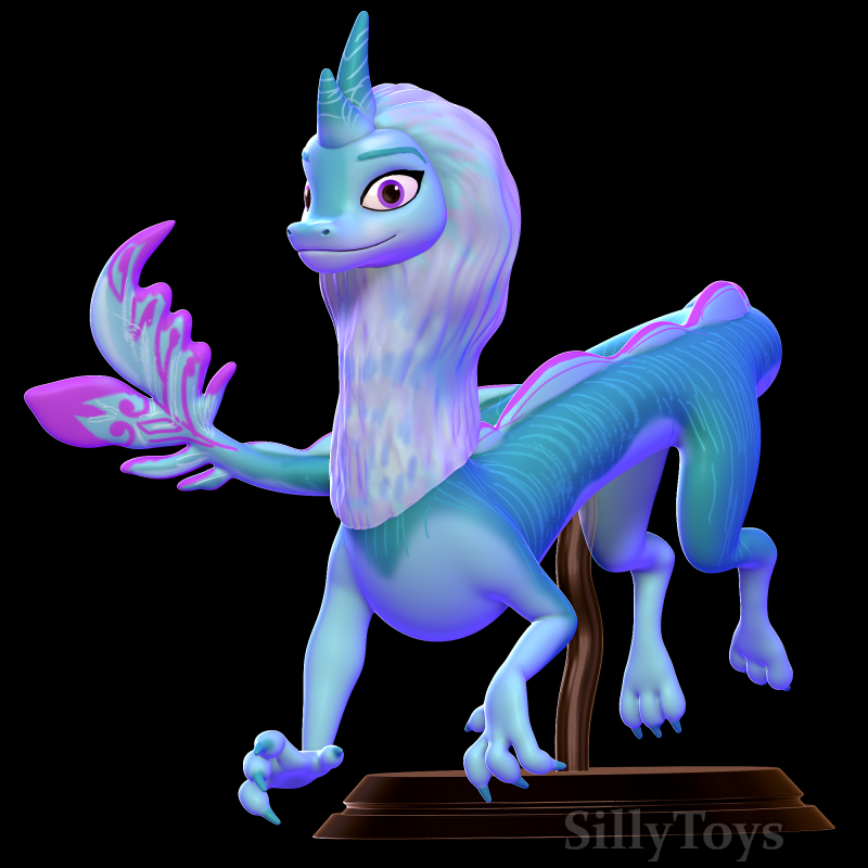 Sisu - raya and the last dragon 3D प्रिंट मॉडल .c4d .max .obj .3ds .fbx .stl .blend 