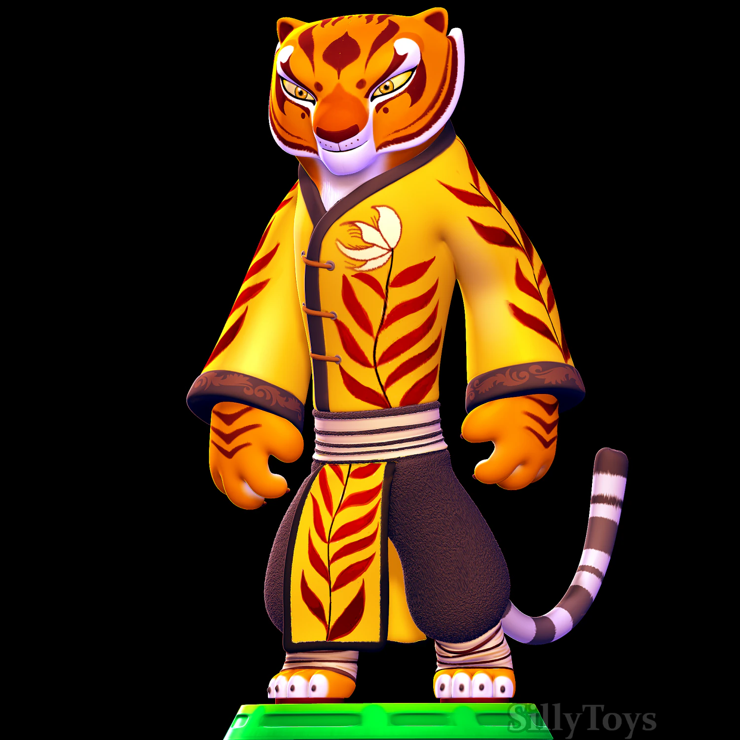 Tigresse - Kung Fu Panda 3 Modèles 3D en vedette .c4d .max .obj .3ds .fbx .stl .blend 