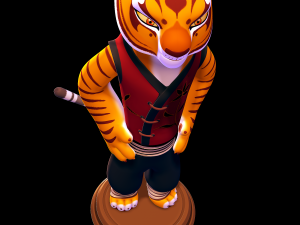 Tigress - kung fu panda Model Cetak 3D