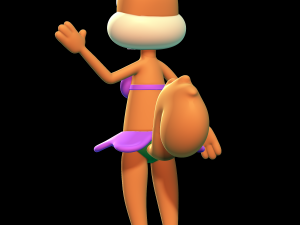 Sandy cheeks - spongebob squarepants Model Cetak 3D
