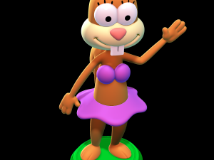 Sandy cheeks - spongebob squarepants Model Cetak 3D