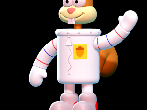 Sandy cheeks - spongebob squarepants Model do druku 3D