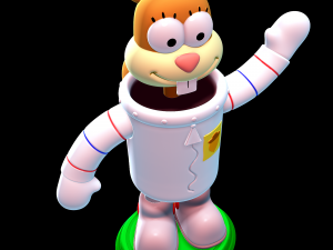Sandy cheeks - spongebob squarepants Model do druku 3D
