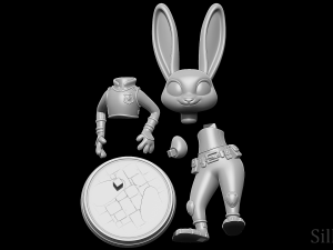 Judy Hopps - zootopia 3D 프린트 모델