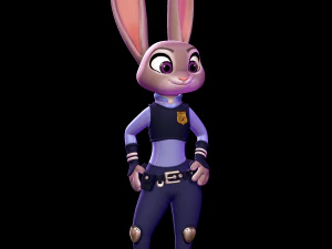 जूडी होप्स - ज़ूटोपिया 3D प्रिंट मॉडल