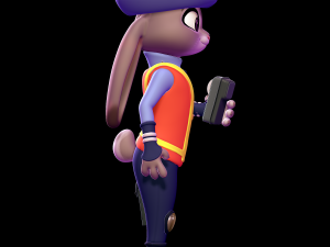 Judy hopps meter maid - zootopia Modelo de Impressão 3D