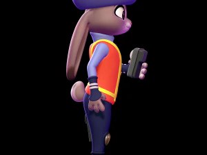 Judy hopps meter maid - zootopia 3D Print Model