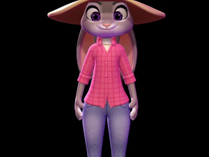 Petani Judy hopps - zootopia Model Cetak 3D