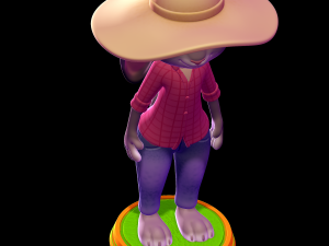Judy hopps farmer - zootopia Model Cetak 3D