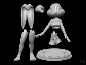 Lola bunny - looney tunes Modelo de Impressão 3D