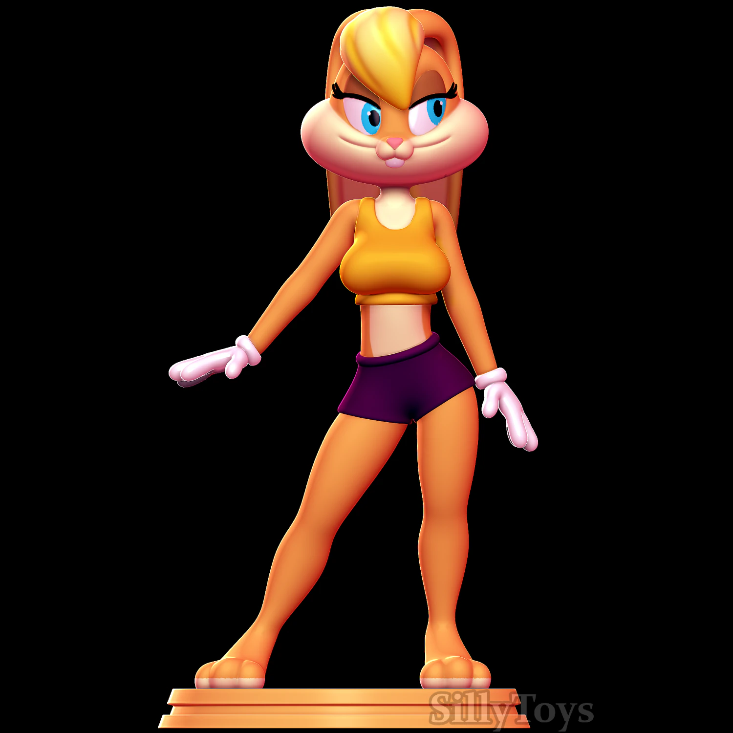 Lola bunny - looney tunes 3D Print Model .c4d .max .obj .3ds .fbx .stl .blend