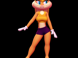 Lola bunny - looney tunes 3Dプリントモデル