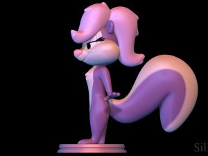 fifi la fume - tiny toons adventures 3D-Druckmodell