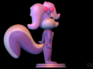 fifi la fume - tiny toons adventures 3D-Druckmodell