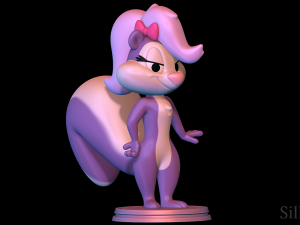 fifi la fume - tiny toons adventures 3D-Druckmodell