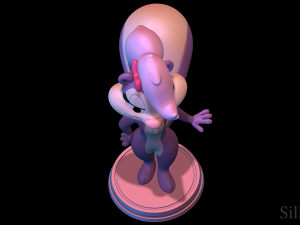 fifi la fume - tiny toons adventures 3D-Druckmodell