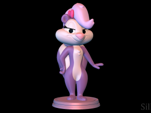fifi la fume - tiny toons adventures 3D-Druckmodell