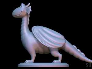firedrake - dragon rider 3D Print Model