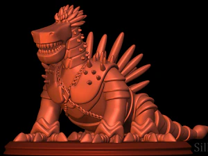 Nettlebrand - cavaleiro do drag&atilde;o Modelo de Impressão 3D