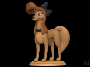 Dixie - The Fox And The Hound 2 3D 打印模型