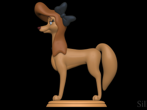 Dixie - The Fox And The Hound 2 3D-Druckmodell