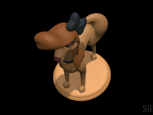 Dixie - The Fox And The Hound 2 3D-Druckmodell