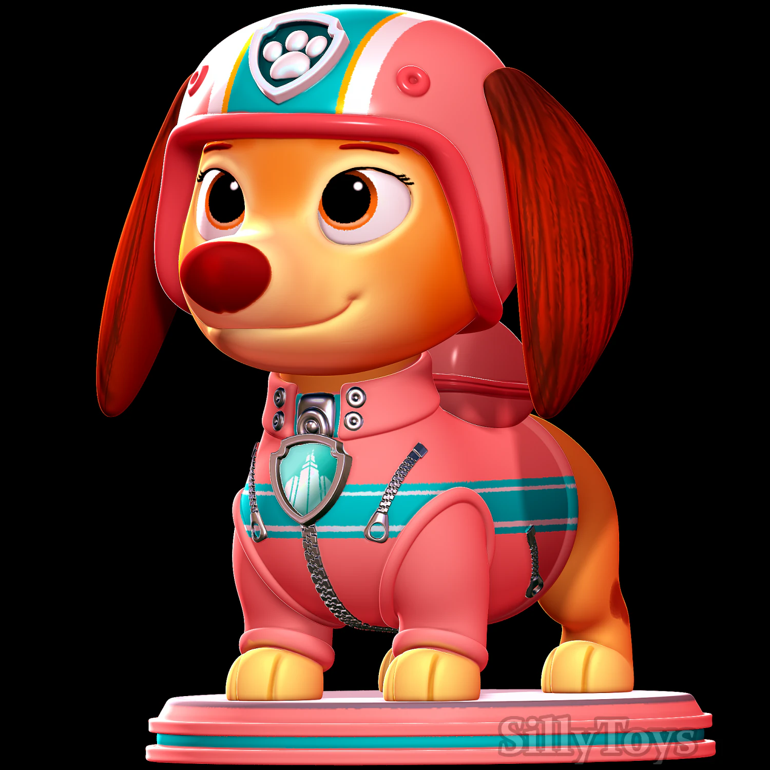 Liberty with gear - paw patrol the movie 3D Print Model .c4d .max .obj .3ds .fbx .stl .blend 