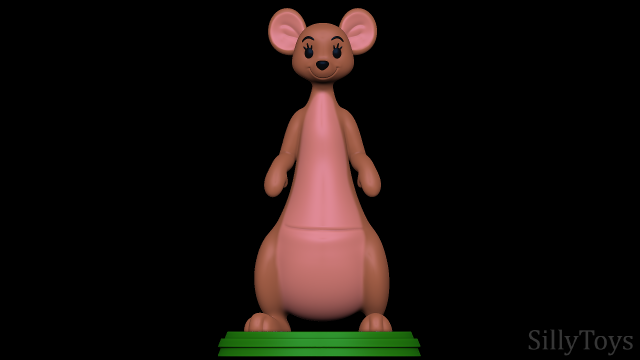 kanga - winnie the pooh Modelo de Impressão 3D .c4d .max .obj .3ds .fbx .stl .blend 