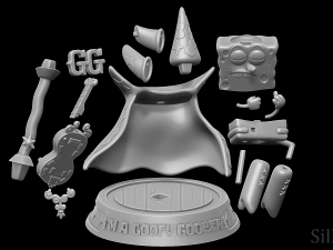 Spongebob Squarepants Goofy Goober 3D Baskı Modeli