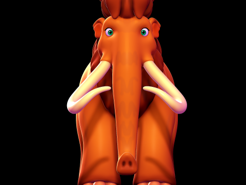 Ellie - ice age 3D Baskı Modeli