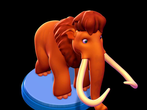 Ellie - ice age 3D Print Model