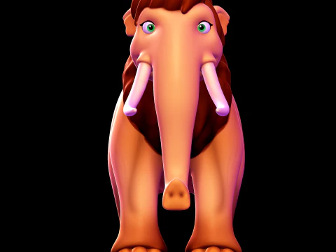 Peaches - Ice Age 3D Print Model
