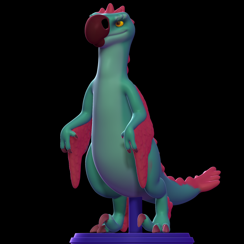 Gavin - ice age collision course 3D 打印模型 .c4d .max .obj .3ds .fbx .stl .blend 