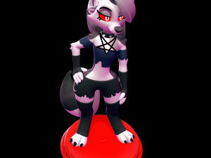Loona - Helluva Boss Modèles 3D en vedette