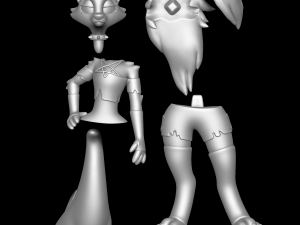 Loona - Helluva Boss Modèles 3D en vedette