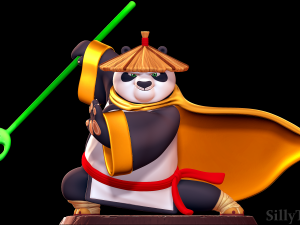 Po the Legendary Warrior - Kung Fu Panda 3D Print Model