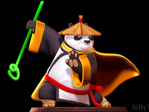 Po the Legendary Warrior - Kung Fu Panda 3D Print Model