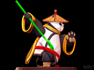 Po the Legendary Warrior - Kung Fu Panda 3D Print Model
