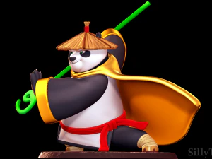 Po the Legendary Warrior - Kung Fu Panda 3D Print Model