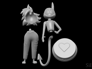 Millie - Helluva Boss Modèles 3D en vedette
