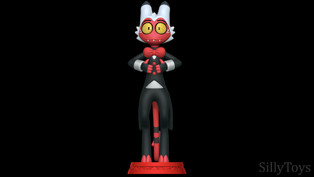 Moxxie - Helluva Boss 3D 打印模型 .c4d .max .obj .3ds .fbx .stl .blend 