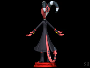 Blitzo - ヘルヴァ ボス 3Dプリントモデル