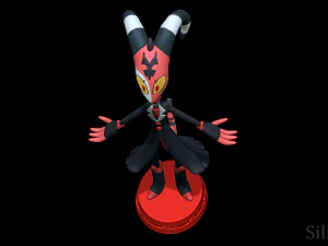 Blitzo - ヘルヴァ ボス 3Dプリントモデル