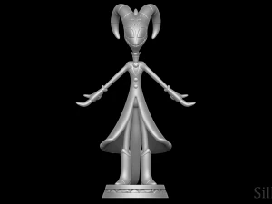 Blitzo - ヘルヴァ ボス 3Dプリントモデル