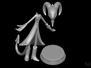 Blitzo - ヘルヴァ ボス 3Dプリントモデル