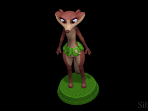 zee - the ice age adventures of buck wild 3D 프린트 모델