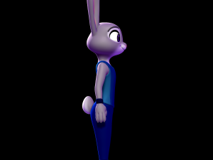 Judy Hopps ZPD Training outfit - Zootopia 3D-Druckmodell