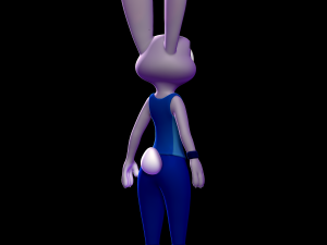Judy Hopps ZPD Training outfit - Zootopia 3D-Druckmodell