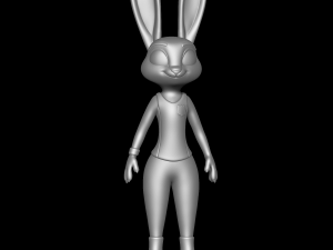 Judy Hopps ZPD Training outfit - Zootopia 3D-Druckmodell