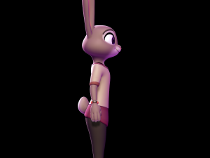 Judy Hopps casual Outfit - Zootopia Modelo de Impressão 3D